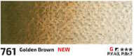 Akvarelová barva Rosa 2,5ml – 761 golden brown - 