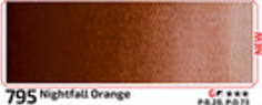 Akvarelová barva Rosa 2,5ml – 795 Nightfall Orange - 
