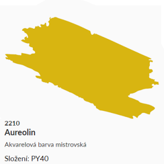 Akvarelová barva Umton 2,6ml – 2210 aureolin - 