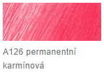 Akvarelová pastelka AD – 126 Permanent carmine - 