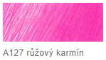 Akvarelová pastelka AD – 127 Pink carmine - 