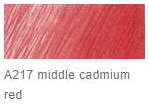 Akvarelová pastelka AD – 217 Middle cadmium red - 