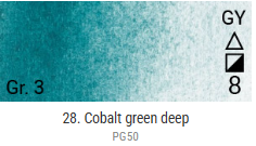 Akvarelové barvy Grand Godet – 28 Cobalt Green Deep - 