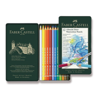 Akvarelové pastelky Faber-Castell 12ks Albrecht Dürer - 