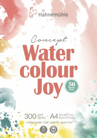 Akvarelový blok HHM Concept Watercolour Joy 50 listů, A4 - 
