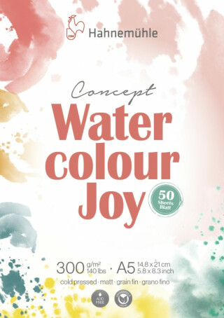 Akvarelový blok HHM Concept Watercolour Joy 50 listů, A5 - 