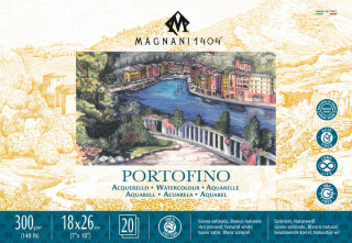 Akvarelový blok Magnani Portofino 18x26cm 300g 100% bavlna - 