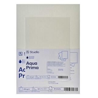 Akvarelový papír Aqua Prima 300g A2, 25 listů - 