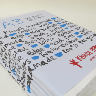 Akvarelový ruční papír Khadi A3 320g balení 20ks - 