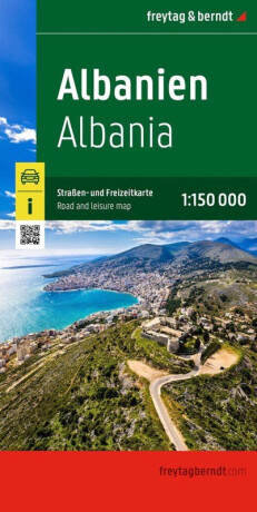 Albánie 1:150 000 / silniční a rekreační mapa - 