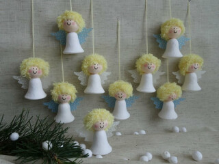 Andílci, kreativní set, 10 ks - neuveden