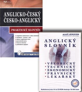 Anglicko-český, česko-anglický slovník + CD - Josef Heger
