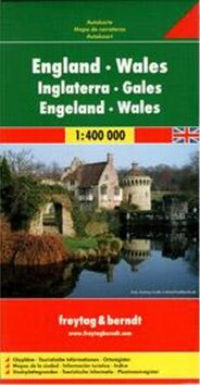AK 0287 Anglie - Wales 1:400 000 / automapa+ mapa volného času - neuveden