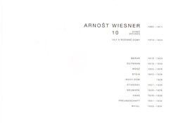 Arnošt Wiesner - 10 domů - 