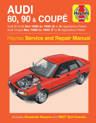 Audi 80, 90 & Coupe Petrol (Oct 86 - 90) Haynes Repair Manual - Haynes Publishing