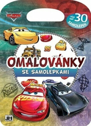 Omalovánky se samolepkami - Auta - neuveden