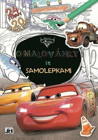 Omalovánky se samolepkami - Auta - kolektiv autorů