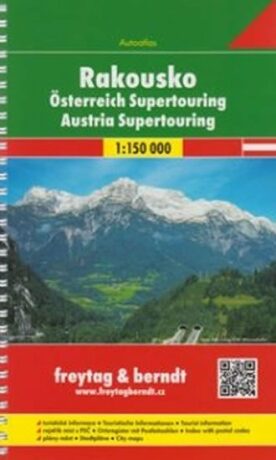 Autoatlas Rakousko supertouring 1:150 000 - neuveden