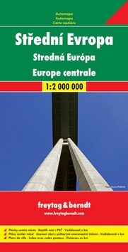 Automapa Střední Evropa 1:2 000 000 - neuveden