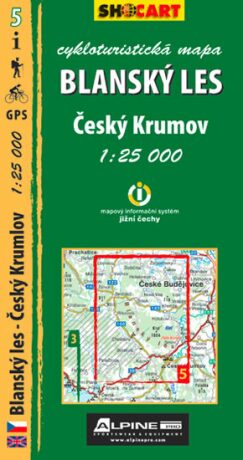 Blanský les - cykloturistická mapa č. 5 /1:25 000 - neuveden