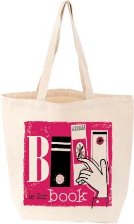 B is for Book Tote Bag - 