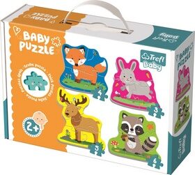 Trefl Puzzle Zvířata v lese 4v1 (3,4,5,6 dílků) Baby - neuveden