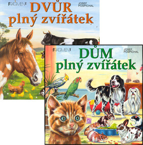 Balíček 2ks Dům plný zvířátek + Dvůr plný zvířátek - Josef Pospíchal