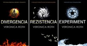 Balíček 3 ks Divergencia + Rezistencia + Experiment - Veronica Roth