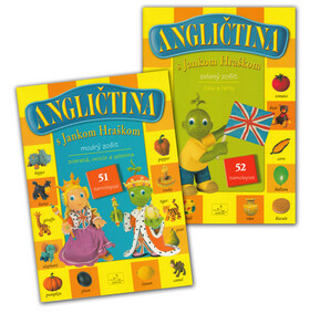 Balíček Angličtina s Jankom Hraškom zelený a modrý zošit - 