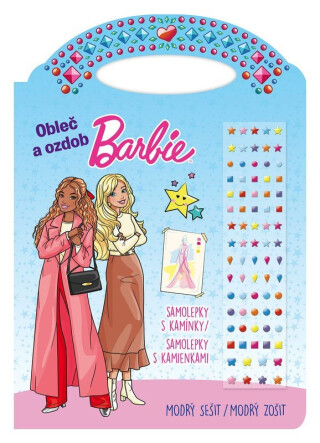Barbie - modrý sešit/zošit - 