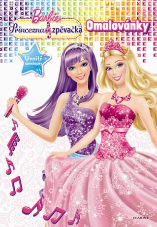 Barbie Princezna a zpěvačka Omalovánky - neuveden