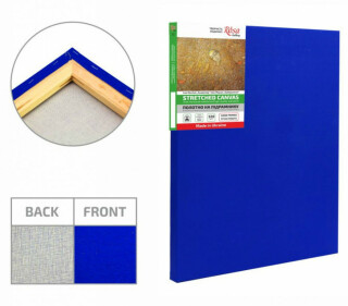 Barevné plátno Rosa modré – 20x30cm - 