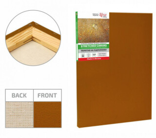 Barevné plátno Rosa sienna – 20x30cm - 