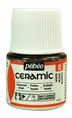 Barva na keramiku Ceramic 45ml – 10 bílá - 