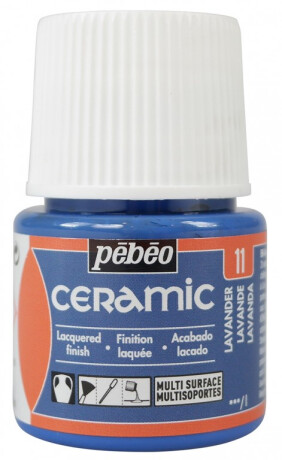Barva na keramiku Ceramic 45ml – 11 modrá levandulová - 