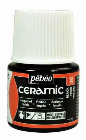 Barva na keramiku Ceramic 45ml – 14 černá - 