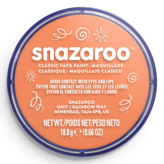 Barva na obličej Snazaroo 18ml – Apricot - 