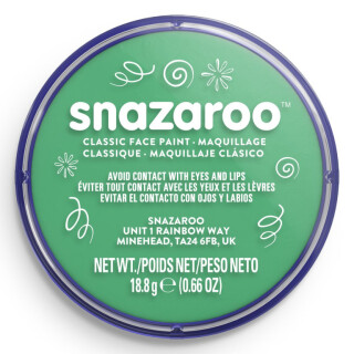 Barva na obličej Snazaroo 18ml – Bright Green - 