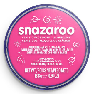 Barva na obličej Snazaroo 18ml – Bright Pink - 