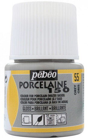 Barva na porcelán Porcelaine 45ml – 55 šedá - 