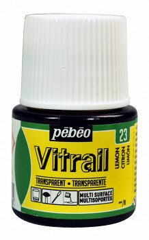 Barva na sklo Vitrail 45ml – 23 žlutá citronová - 