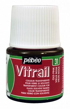 Barva na sklo Vitrail 45ml – 31 starorůžová - 
