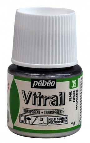 Barva na sklo Vitrail 45ml – 39 perlová - 