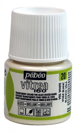 Barva na sklo Vitrea 45ml – 20 bílá - 