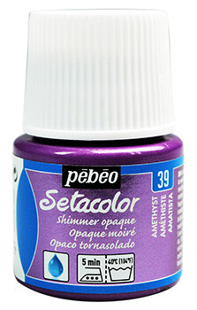Barva na textil Setacolor 45ml – 39 ametyst perleťový - 