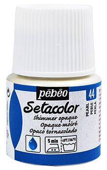Barva na textil Setacolor 45 ml – 44 bílá perleťová - 