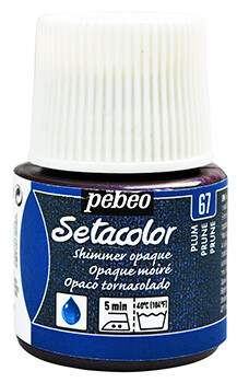 Barva na textil Setacolor 45ml – 67 švestkově fialová perleťová - 