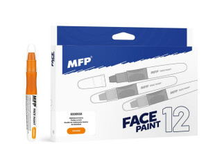 Barvy na obličej MFP oranžová - 