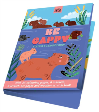 Be Cappy Colour and Scratch Book - Creative Mile