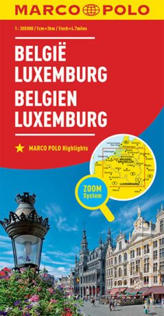 Belgie, Lucembursko 1:300T / mapa (ZoomSystem) MD - neuveden